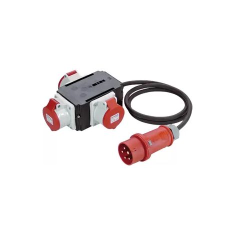 BACHMANN CEE-Adapter 3xCEE 16A 1,5m CEE 16A, 349.035 (1/2)