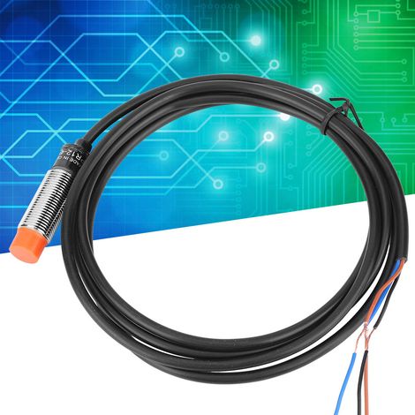 BERM Induktiver Näherungsschalter, 4 mm Abstandssensor, DC 10–30 V, 3-adrig, PNP, NO (1/5)
