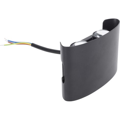 4-W-LED-Außenwandleuchte, zweiflammig, nach oben und unten gerichtet, 3 Farbtemperaturen, dimmbar, wasserdicht, 85–265 V (1/5)
