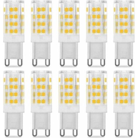 Ampoule LED G9 5W, Equivalent 40W , Blanc Chaud 3000k, 220-240V, 360° angle de faisceau, Pack de 10 (1/5)