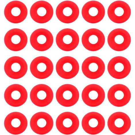 25 joints en silicone rouge pour bouteilles à bouchon mécanique, scellés pour brassage maison et conservation de la bière (1/5)