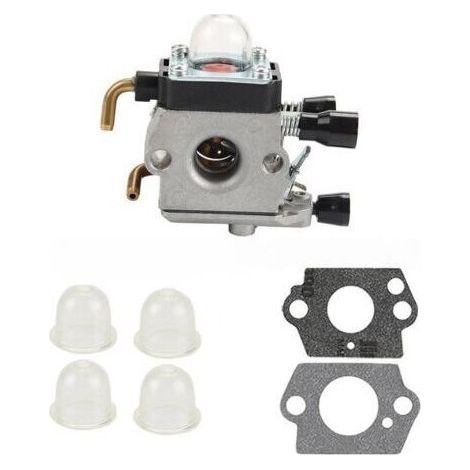 Rasenmäher-Vergaser-Reparatursatz für STIHL FS45C, FS45L, FS55 C, FS55 T, FC55, KM55R und HL45. Enthält ein komplettes Set an Vergaserzubehör. (1/5)