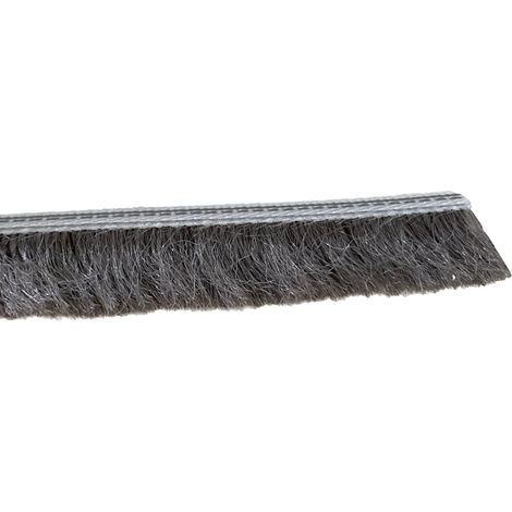 Balai gris pour cornière basse de façade de placard coulissant - Lg 1m HOMEWELL