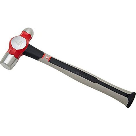 Marteau de mécanicien tête boule SANS TREMPE manche en fibre de carbone 870gr (1/5)