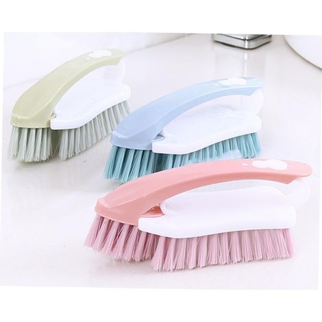 3 pièces Brosse à Récurer Nylon Multi usages pour Nettoyage du Linge Brosses à Récurer Amovibles Efficaces Les Taches Tenaces (1/5)