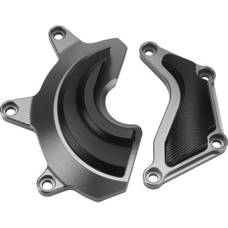 Yamaha R6 YZF R6 2019–2021 Motorschutzpad, Kurbelgehäuse-Sturzschutz aus Titan, Sturzschutz-Set mit Schrauben, Originalersatzteil, kompatibel mit Modellen ab 2020 (1/5)