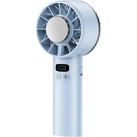 Ventilateur Portable - Refroidissement TEC 16 °C - Batterie 5200 mAh - Réglage Électronique 0-100 Vitesses - Pour Camping Extérieur Bureau Voyage - 1 Pièce (1/5)