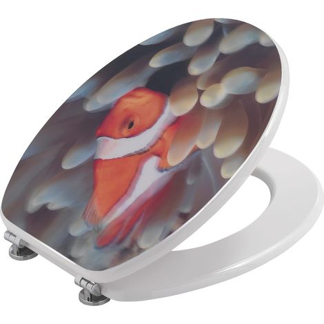 Toilettendeckel Mit  3D-Fisch
