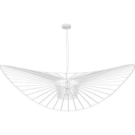 Lampe de Plafond - Lampe Suspendue Design Pamela - 140cm - Vertical Blanc