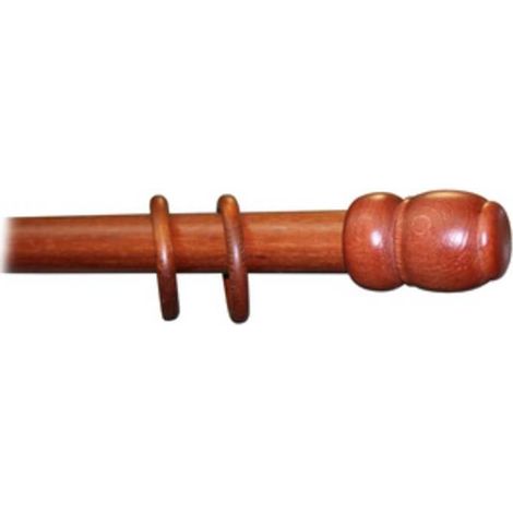 BASTONE LEGNO A TIRO D 35 CILIEGIO 150CM S/SUPP.