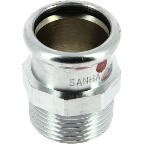 Mamelon acier carbone à sertir Femelle Ø28 Mâle 1"