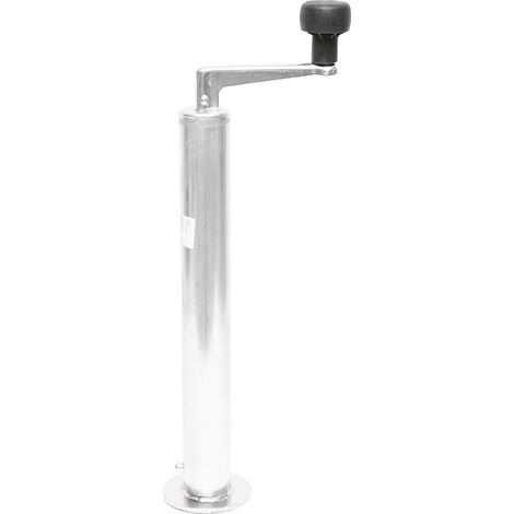 Piede di supporto regolabile per rimorchio, diametro 48 mm, altezza minima 390 mm, massima 640 mm (1/4)