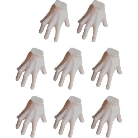 Sculpture de main miniature d'Halloween, base stable pour étagère, bureau, décoration de fenêtre, jeu de fête, ornement de main miniature[DB] (1/3)
