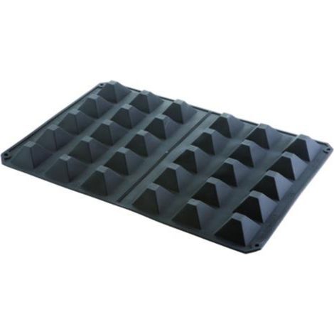 Moule Silicone 600 x 400 mm pour 30 Pyramides - Pujadas