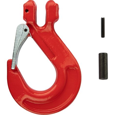 Kettenhaken Haken Lasthaken Gabelkopfhaken Wirbelhaken 10mm (1/4)