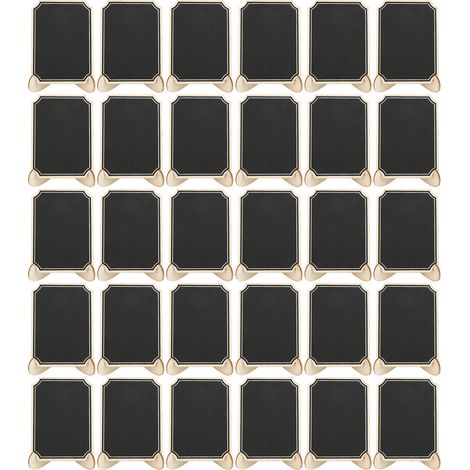 Mini panneaux ardoise avec support, panneaux pour articles de fête (1/5)