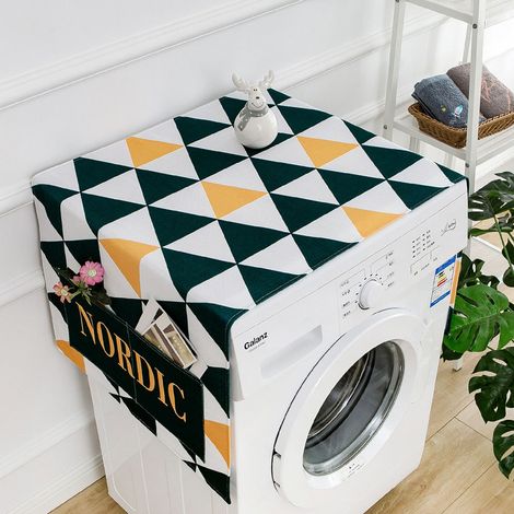 Housse en tissu antidérapant pour lave-linge et sèche-linge-AquaForge