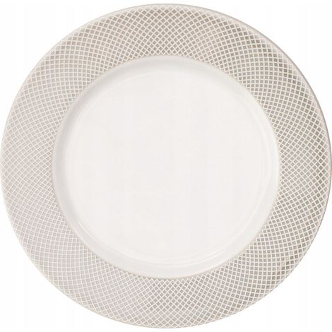 Novastyl Norwich Beigefarbenen Teller 23 cm aus Porzellan
