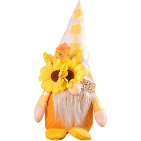 Décorations Saisonnières Et De Fêtes, Poupée Rudolph Aux Tournesols Debout, Décoration Sur Pied, Pendentif Poupée Sans Visage, Accessoire Q (1/5)