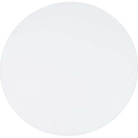 Nappe ronde transparente en PVC réutilisable, cristalline pour table (1/2)