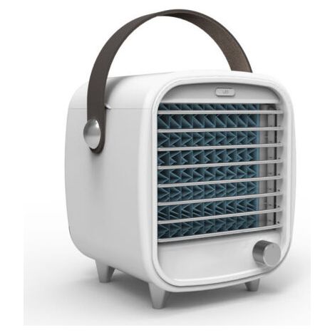 royaluxe-Refroidisseur d'air Portable Climatiseur Mobile USB,4 en 1 Ventilateur Climatiseur Silencieux Humidificateur Purificateur,Mini Refroidisseur d'air Personnel LED pour Maison Bureau Chambre，16.