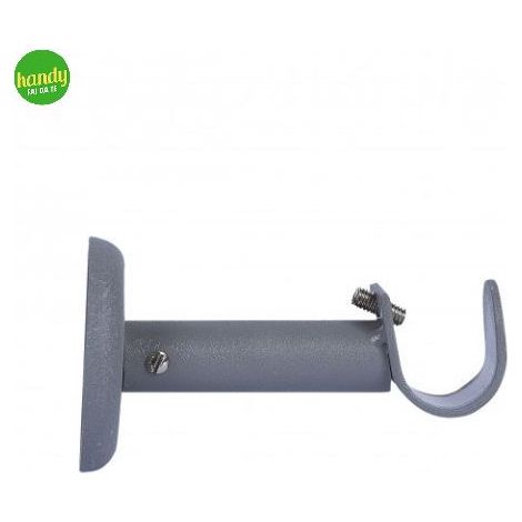 Supporto parete Cintacor grigio piombo Ø19 mm 1 pz