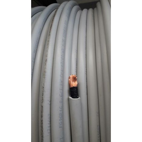 Cavi al metro cavo fg16r16 unipolare fg16 1 conduttore da 35mmq senza giallo verde fg7-1x35 fg16r16-1x35