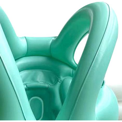 Aufblasbare Pool-Schwimmhilfe, lustig, niedlich und sicher für Kinder, ideal für sommerliche Wasserpartys und Wasseraktivitäten im Freien. Grün, Größe L (5–8 Jahre). (1/5)