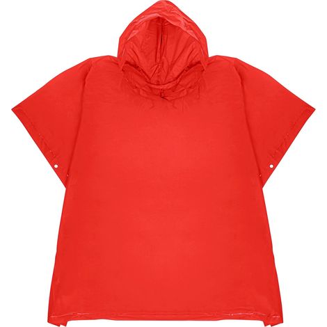 Go Dry, Poncho antipioggia - Rosso