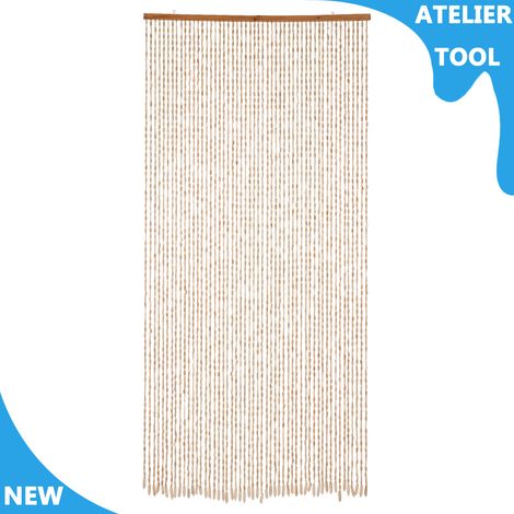 ATELIER 20090cm rideau en bois de bambou perles rideau porte en bois de bambou rideau porte (1/5)