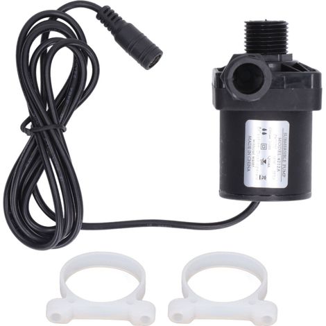 Beyamis Petite pompe submersible, sûre et performante, économe en énergie, silencieuse, pour fontaine à eau, 12 V CC, 20 W, 800 l/h (1/5)