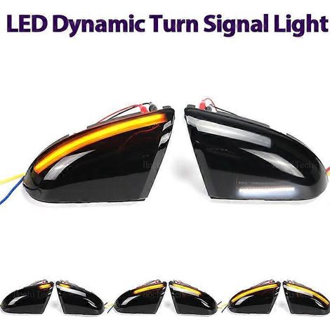 2 Stück dynamische LED-Blinker für die Außenspiegel, passend für Dodge Ram 1500, 2500, 3500 (2009–2013), 3000–4000 K (1/5)
