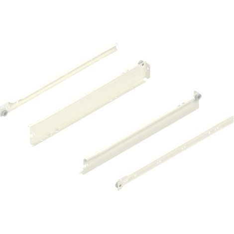 Blum Metabox Teilauszug 450mm C15 Zargenhöhe 54mm,                      RAL9001 Steckversion