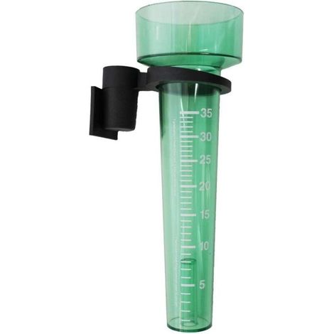 Koch Pluviomètre (L), Vert/Transparent avec Support
