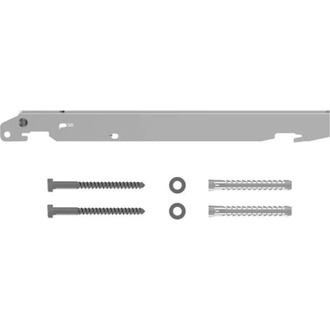 Kermi Set consolle a montaggio rapido tipo 11-33 BH 300mm, WA 30mm, bianco, come 3a consolle da BL1800, ZB02630001