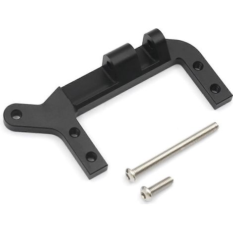 Schwarze Aluminium-Achsenservohalterung für RC-Auto (1/5)