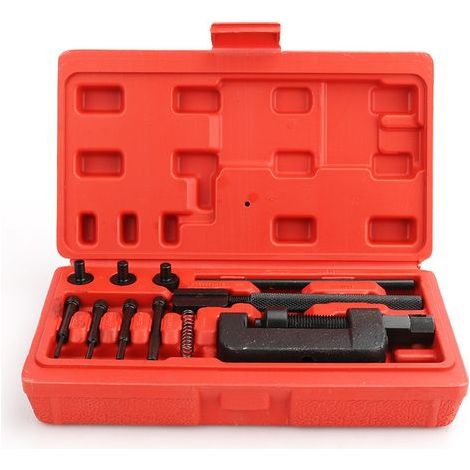 Chain dismantling tool - Riveting tool - with tool case - various accessories - (1/5)