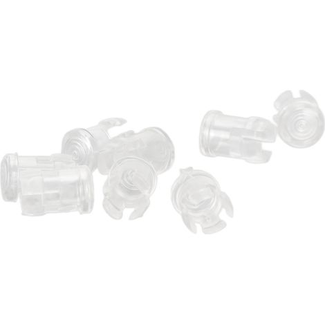 100 LED-Pads, 3 mm, transparente Schutzkappe, Diffusorabdeckung für Leuchtdioden, elektronisches Bauteil, 100er-Packung (1/5)