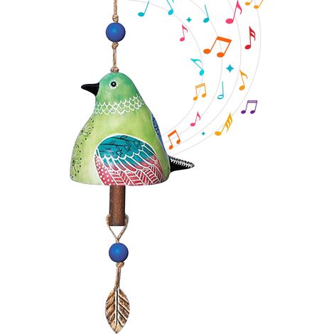 Carillon à vent chinois en céramique innovant porte-bonheur pour décor de maison, balcon ou chambre (1/5)