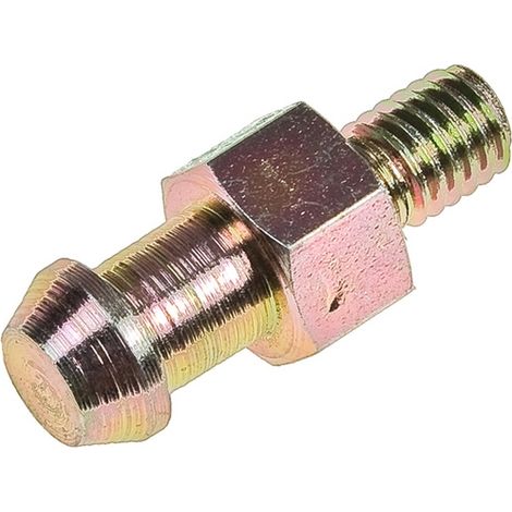 Pasador de piñón de accionamiento de la bomba de agua Motoforce, Minarelli LC (modelo antiguo, longitud total 25,50 mm / longitud sin rosca 17,60 mm)