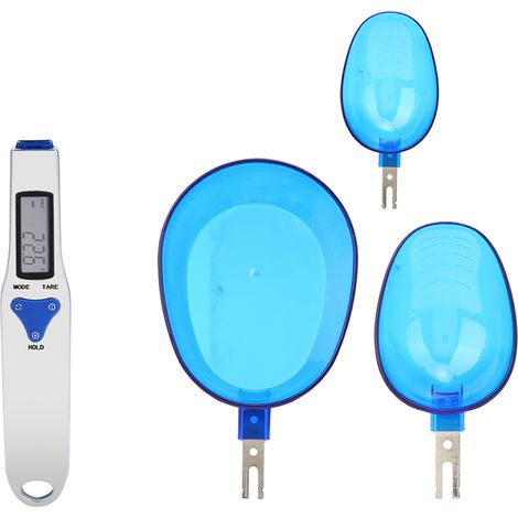Cuillère doseuse numérique LCD 500g/0.1g, balance de cuisine portable avec 3 cuillères de mesure, pèse-aliments électronique précise (1/5)