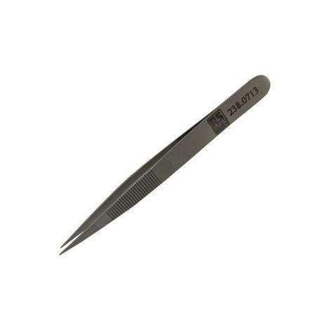 Brucelles de précision RS PRO ACSA pointe Robuste en acier austénitique à faible de teneur en carbone, L. 110 mm ( Prix pour 1 )