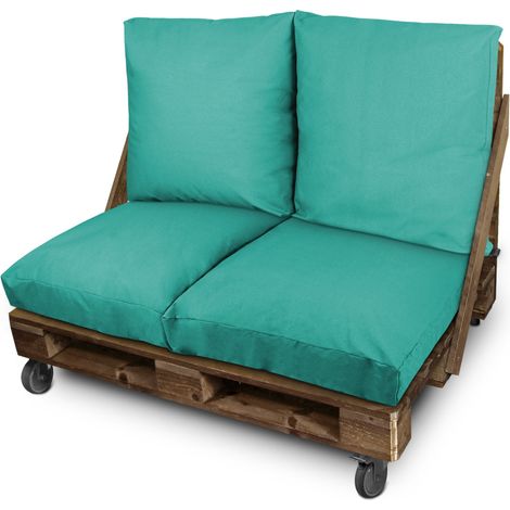 HAPPERS Coussin de sol polyvalent extérieur Naylim Mate Turquoise 60x60 Turquoise