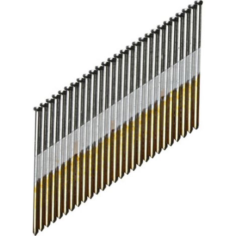 Hikoki – Clous DA 15 gauge 1,8x63mm ELGV 34° – Lot de 2000 – Fixation solide pour bois dur – SKU 750687