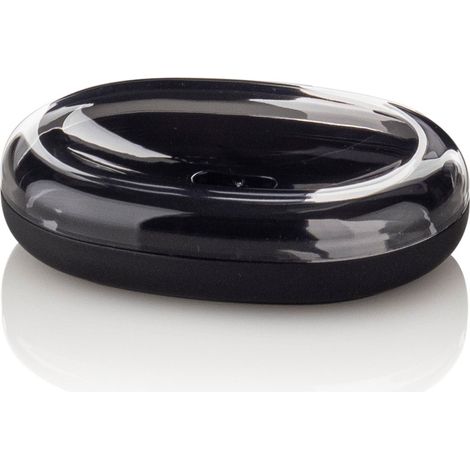 "Portasapone LATEX nero in abs e gomma"