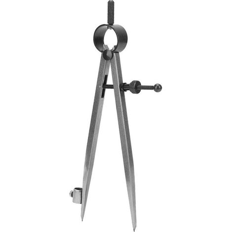 Compas mathématiques acier carbone – 150mm – diviseurs aile – géométrie (1/5)