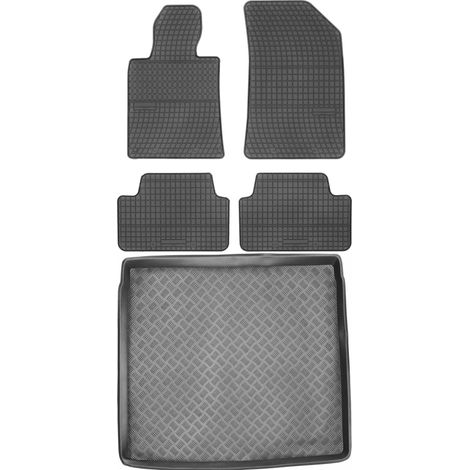 Juego de alfombrillas de goma para Peugeot 508 Estate (2010-2018) + alfombrilla para el maletero. (1/5)
