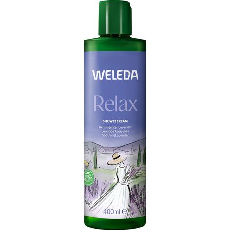 WELEDA RELAX Cremiges Duschfluid mit Lavendel 400 ml
