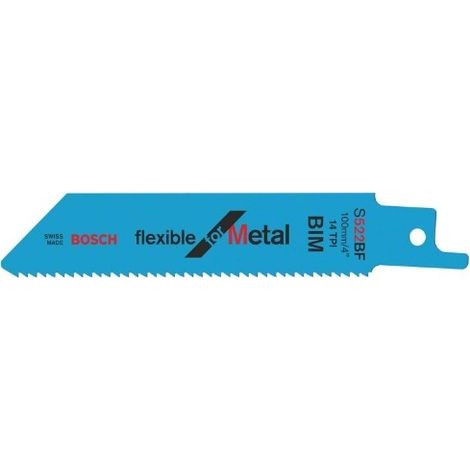 HOJA DE SIERRA SABLE S 522 BF FLEXIBLE para metal