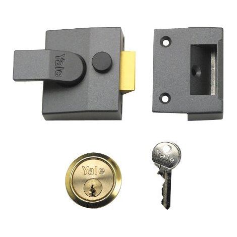 Yale Locks 85 DMG Verrou de surete Cylindre en laiton Backset 40 mm (Import Grande Bretagne) (1/2)